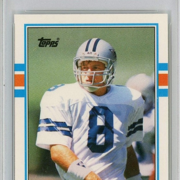NFL 1989 Topps Traded Troy Aikman #70T Rookie RC Football Card Gem Mint - Picture 3 of 6